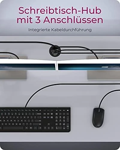 ICYBOX IB-HUB1404A Icy Box Desk Hub 2x USB 3.0, 1x USB 3.0 Type-C, garso įvestis / išvestis, SD skaitytuvas
