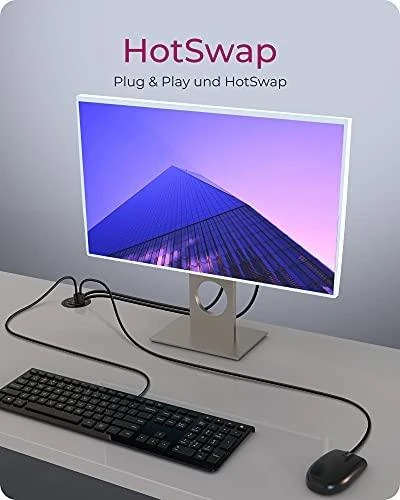 ICYBOX IB-HUB1404A Icy Box Desk Hub 2x USB 3.0, 1x USB 3.0 Type-C, garso įvestis / išvestis, SD skaitytuvas
