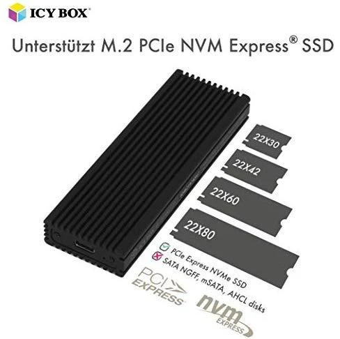 Icy Box IB-1816M-C31 išorinis korpusas su suderinamumo schema