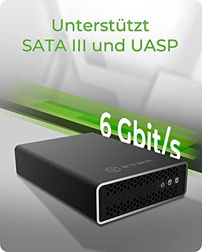 Icy Box „Raidsonic“ išorinė RAID sistema SSD ir HDD diskams IB-RD2253-U31, 2 x 2,5 colio SATA I/II/III, 2,5 colio, 1 x USB 3.1 (2 kartos) B tipo su UASP palaikymu