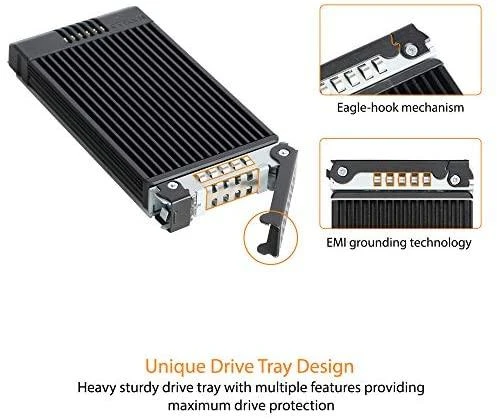 Carruzzo Icy Dock MB601M2K-1B saugojimo diskų korpusas SSD korpusas Juoda 3.5″