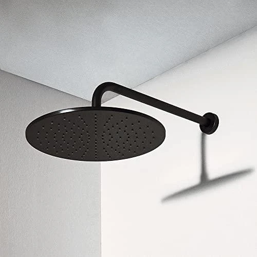 Stacionari dušo galva Ideal Standard, IdealRain Ø 300 mm, Silk Juodas juoda matinė