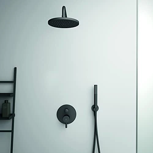 Rankinė dušo galva Ideal Standard, IdealRain Stick metalinė, Silk Juodas matinė juoda