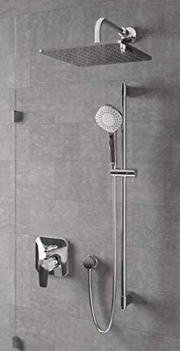 Stacionarios dušo galvos laikiklis Ideal Standard IdealRain, iš sienos 300 mm, chromuota