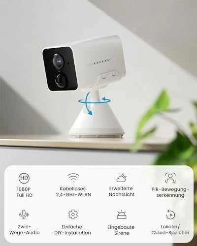 EZVIZ CS-H9C lauko valdoma ir kryptinė kamera (5 MP + 5 MP, dviejų lęšių)