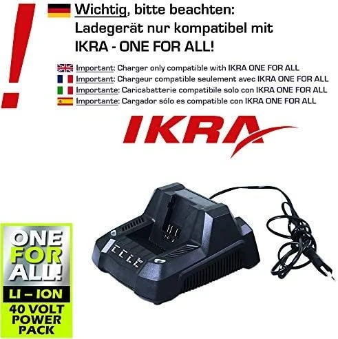 Greito krovimo įkrovėjas 40V Ikra akumuliatoriams