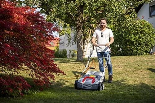 Ikra elektrinis aeratorius-skarifikatorius naudojimo procese