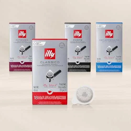 ​Illy Classico Medium Roast E.S.E. kavos pagalvėlės