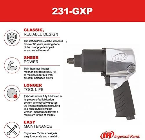 Smūginis veržliasukis 1/2" INGERSOLL RAND 231GXP