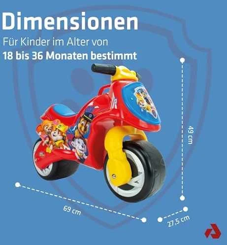 Injusa Vaikiškas Motoroleris Psi Patrol Raudonas/Mėlynas/Geltonas