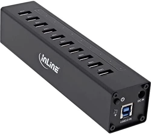 HUB USB InLine 10x USB-A 3.0 (35395C)
