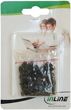 InLine fan screws 50 pieces – juodos spalvos
