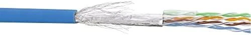 InLine Patch kabelis SF/UTP Cat.5e AWG26 CCA PVC mėlyna 100m (72099B)
