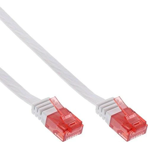 InLine 5m – U/UTP tinklo kabelis – 1000 Mbit – Cat.6 – RJ45 – balta (71605W)