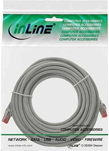 InLine Patch Kabelis Sieciowy S/FTP PiMF Cat.6 250MHz varinis halogeninis pilka 30m - 76930