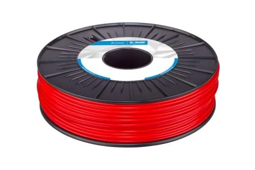 Raudonas BASF PLA gijos ritinys 3D spausdinimui