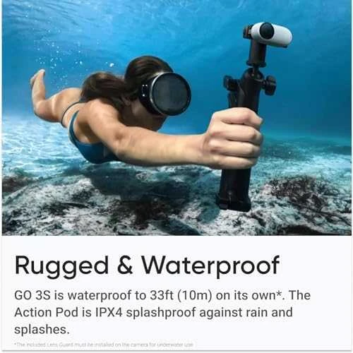 Insta360 GO 3S Standard Bundle Midnight Juodas 128 GB