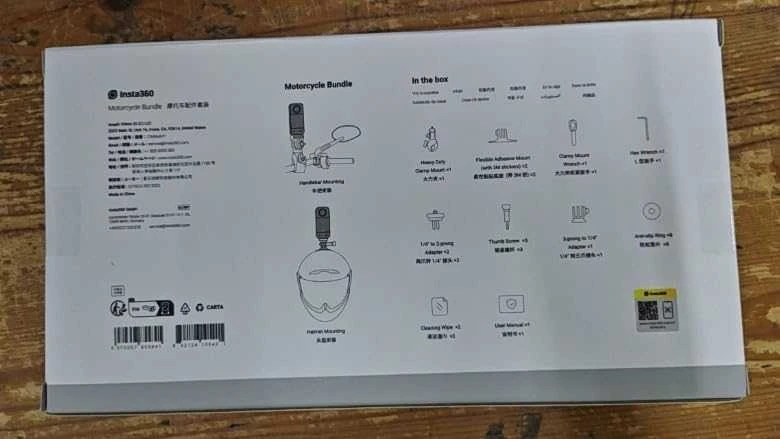 „Insta360“ motociklo rinkinys – pilnas motociklo laikiklių rinkinys