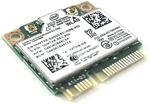 Karta jungiama į tinklą Intel DualBand Wireless-AC 7260 2x2 AC+BT HMC (7260.HMWWB.R)