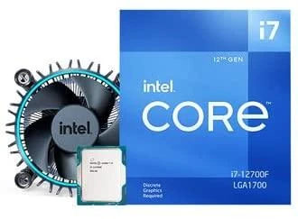 Procesorius Intel | i7-12700F | 2,1 GHz | LGA1700 | Procesoriaus gijos 20 | i7-127xx | Procesoriaus branduoliai 12