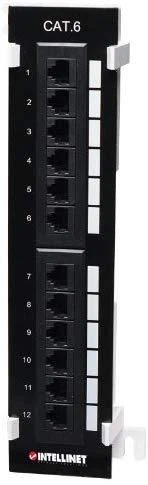 Intellinet 560269 Patch Panel naścienny Cat6 UTP 12x RJ45