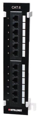 Intellinet 560269 Patch Panel naścienny Cat6 UTP 12x RJ45