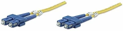 „Intellinet Network Solutions Patch Fiber“, dvipusis, vieno režimo, SC/SC, 9/125 µm, OS2, geltona, 2 m (470612)