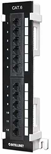 Intellinet 560269 Patch Panel naścienny Cat6 UTP 12x RJ45
