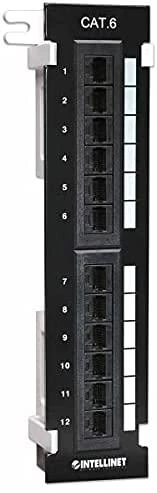 Intellinet 560269 Patch Panel naścienny Cat6 UTP 12x RJ45