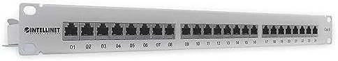 Lynx INTELLINET Patchpanel 1HE 24 prievadų Cat6 FTP grau
