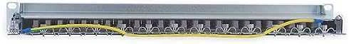 Lynx INTELLINET Patchpanel 1HE 24 prievadų Cat6 FTP grau