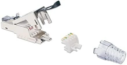 Intellinet 790741 RJ45 modulinis kištukas Cat6a 10G be įrankių, STP