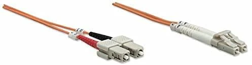 Intellinet 470353 optinio pluošto kabelis 1 m LC SC Oranžinė