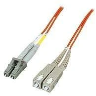 Intellinet 470353 optinio pluošto kabelis 1 m LC SC Oranžinė