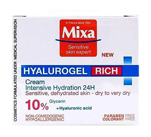 Drėkinamasis kremas Mixa Hyalurogel RICH 50ml