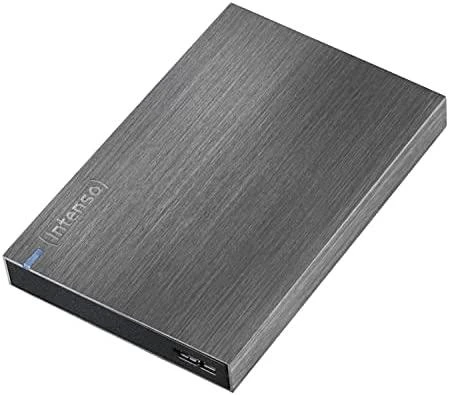 „Intenso“ atminties plokštė 1 TB, išorinis kietasis diskas - antracito spalvos, „Micro-USB-B 3.2 Gen 1“ (5 Gbit/s)