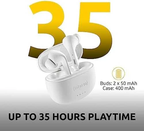 Ausinės BUDS T302A/Baltas 3720302 INTENSO