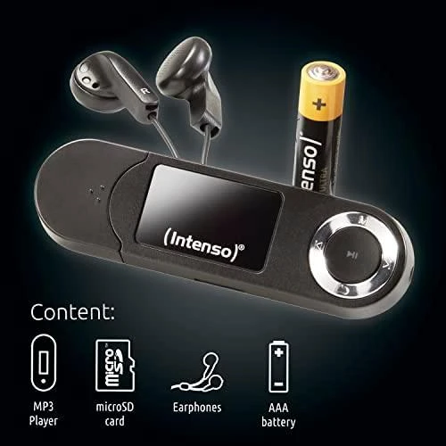 MP3 PLAYER 16GB Juodas/3601470 INTENSO