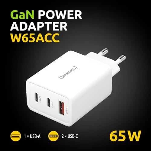 MAITINIMO ADAPTERIS 2XUSB-C GAN/7804012 INTENSO