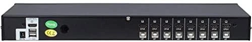 Inter-Tech KVM-Switch AS-9108HA Rackmount HDMI, 8xHDMI/USB mažmeninė prekyba