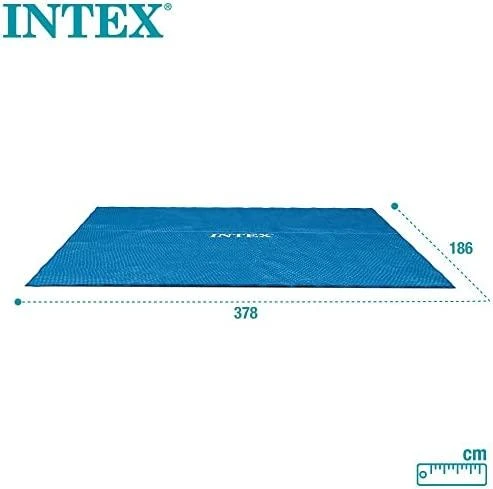 Intex Baseino uždangalas, mėlynas, 378x186cm, polietilenas