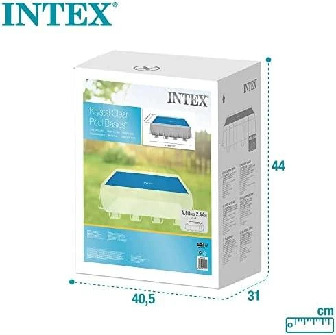 Intex Baseino uždangalas, mėlynas, 476x234cm, polietilenas