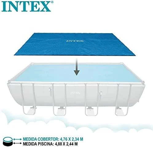 Intex Baseino uždangalas, mėlynas, 476x234cm, polietilenas