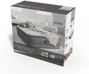 Pripučiamas čiužinys 191x137x46 cm su įmontuotu elektriniu siurbliu INTEX 64904ND