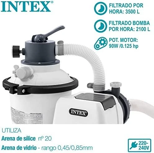 Baseino smėlio filtro siurblys 3500l/h INTEX 26642