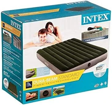 Pripučiamas čiužinys INTEX Queen Downy 203x152x25cm
