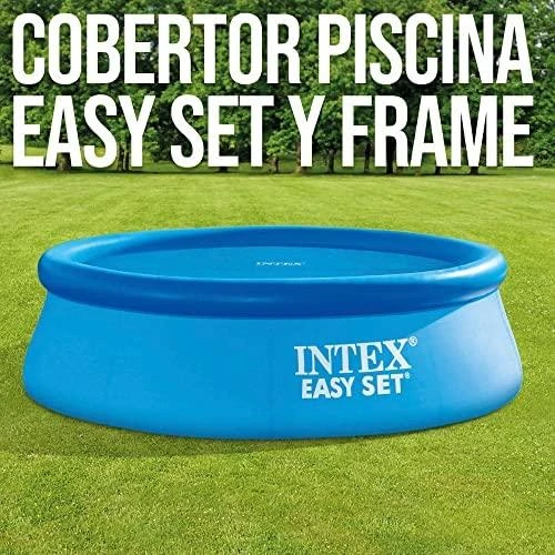 Intex Baseino uždangalas, mėlynas, 448cm, polietilenas