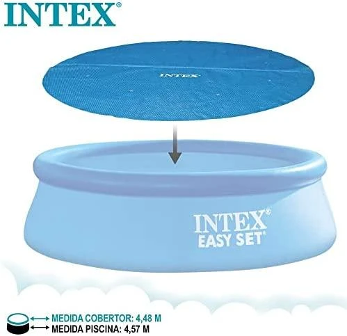 Intex Baseino uždangalas, mėlynas, 448cm, polietilenas