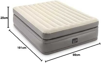 INTEX pripučiamas čiužinys 191x99x51 cm su elektrine pompa 64162ND