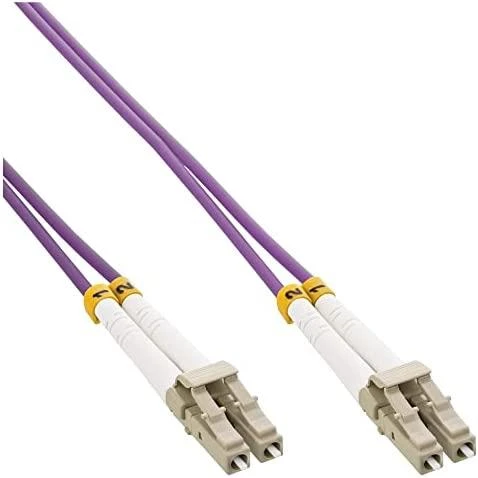 InLine šviesolaidinis pataisos laidas LC/LC, 50/125 µm, OM4 15m (88545P)